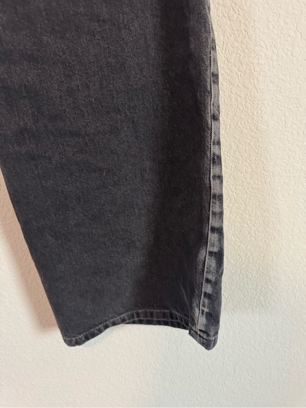 Free People Chalet Black high Waisted Wide Leg Cropped Jeans Size 28 - Picture 11 of 12
